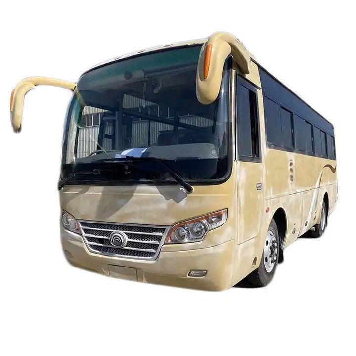 Yu tong 35 lugares Diesel ônibus escolar com transmissão manual e suspensão de mola de folha