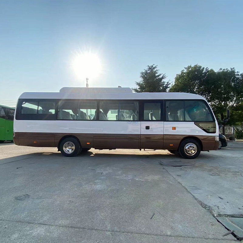 29 lugares Toyota Coaster Ônibus Transporte público LHD 4-6L Capacidade do motor Combustível diesel