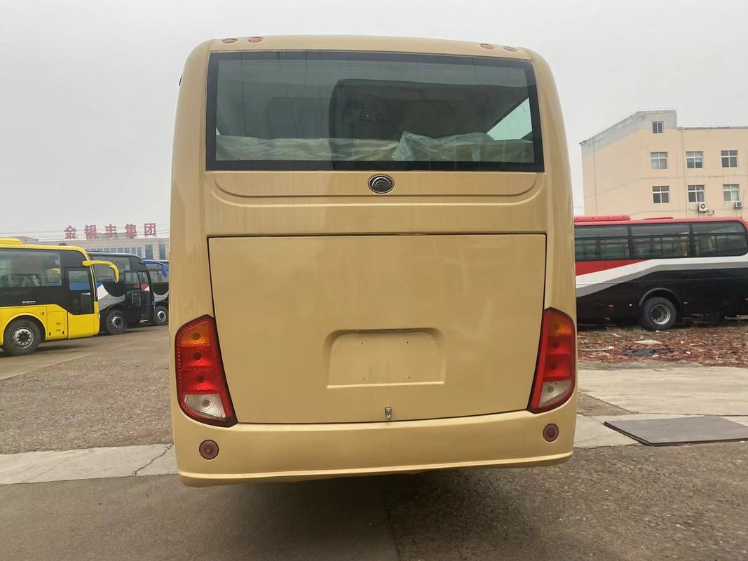 Suspensão de Primavera de Folha 35 lugares Autobús de autocarro usado com direção mecânica e assentos de luxo