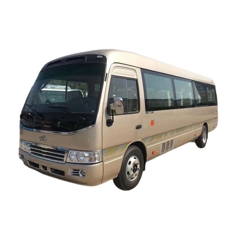 Transmissão manual Tipo 24-30 assentos Motor diesel Minibus de montanha-russa para passageiros de luxo