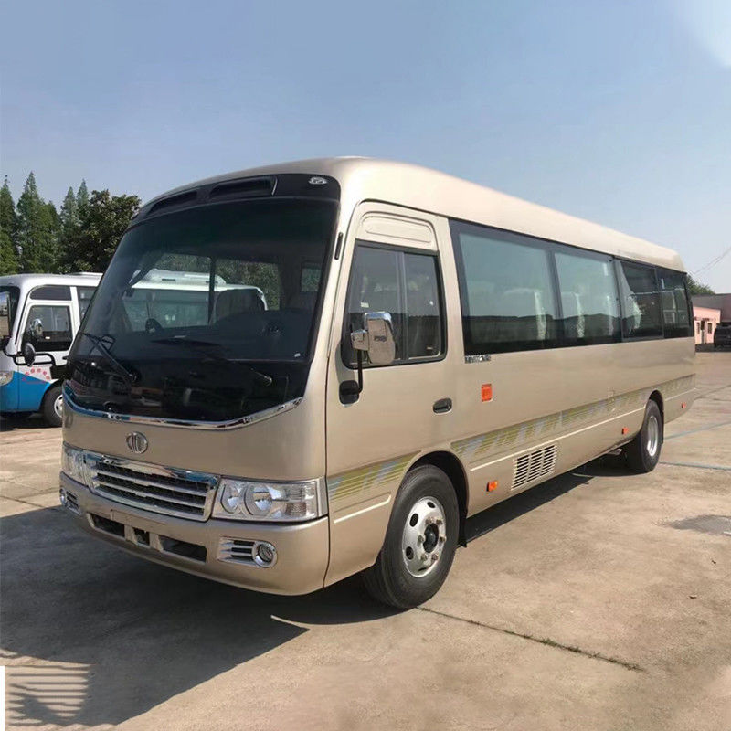 Transmissão manual Tipo 24-30 assentos Motor diesel Minibus de montanha-russa para passageiros de luxo