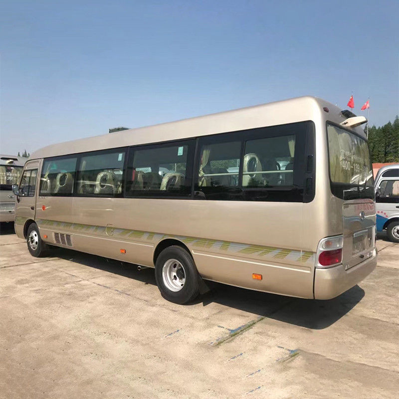 Transmissão manual Tipo 24-30 assentos Motor diesel Minibus de montanha-russa para passageiros de luxo