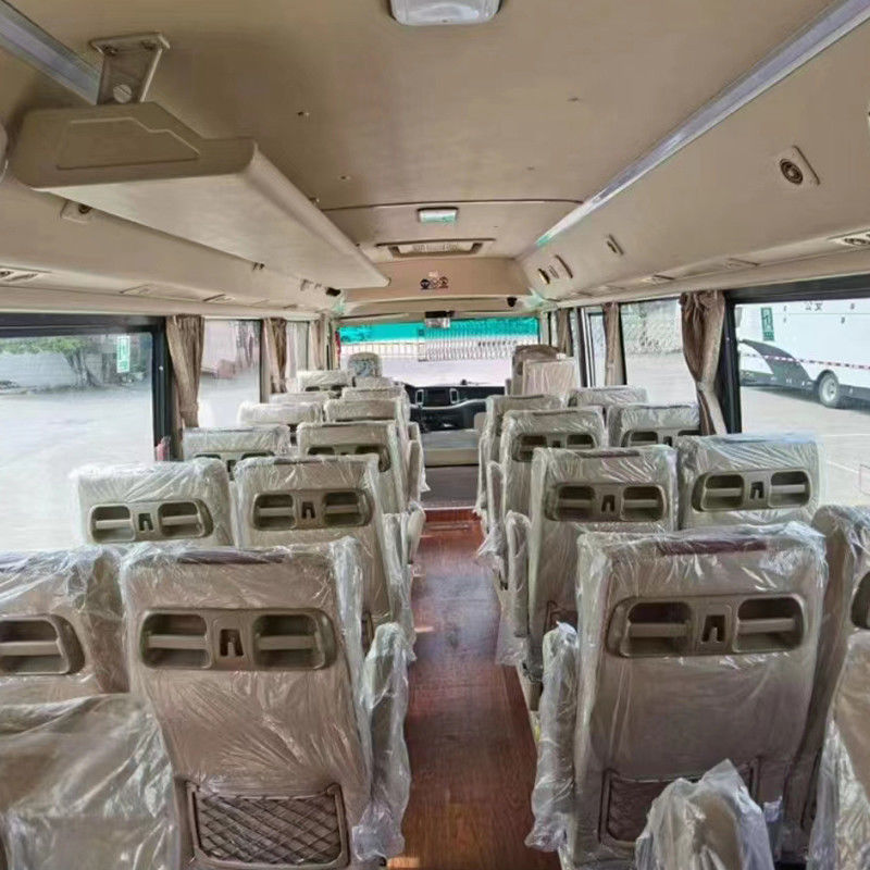 Transmissão manual Tipo 24-30 assentos Motor diesel Minibus de montanha-russa para passageiros de luxo