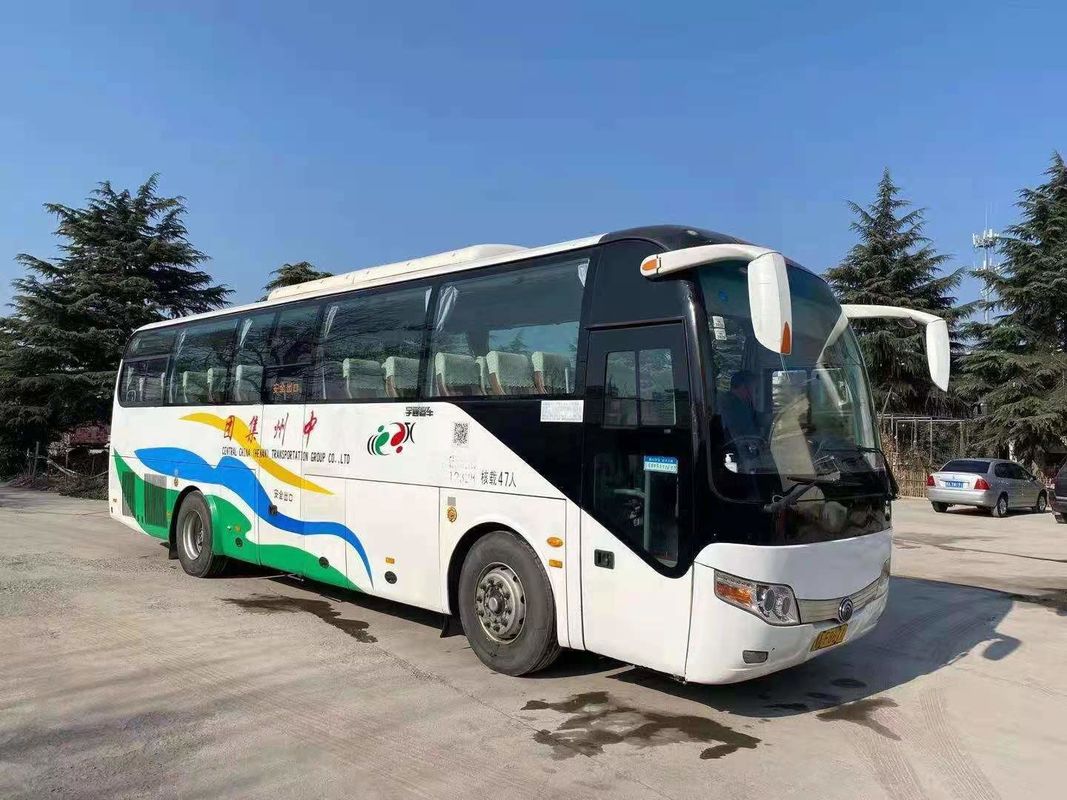 Ônibus de passageiros usado personalizado de 47 lugares ônibus de autocarro LHD com capacidade de motor a diesel de 8L