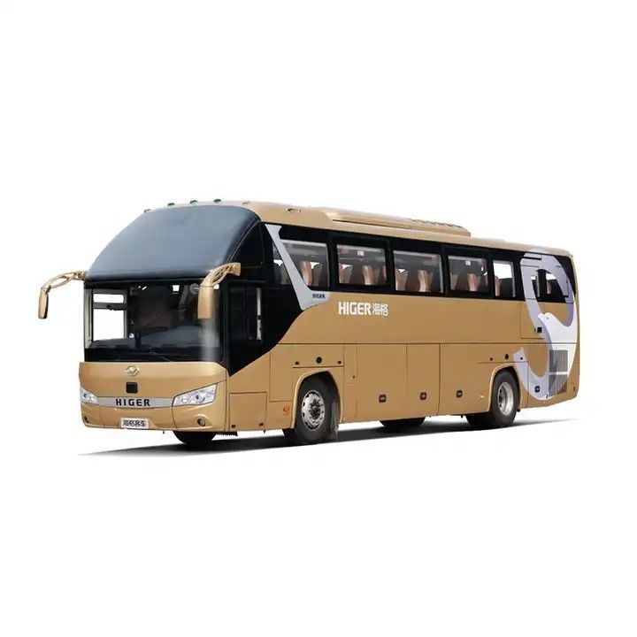 50-55-60 lugares Autobuses usados Higer Bus Euro 3 Padrão de emissões e grande espaço