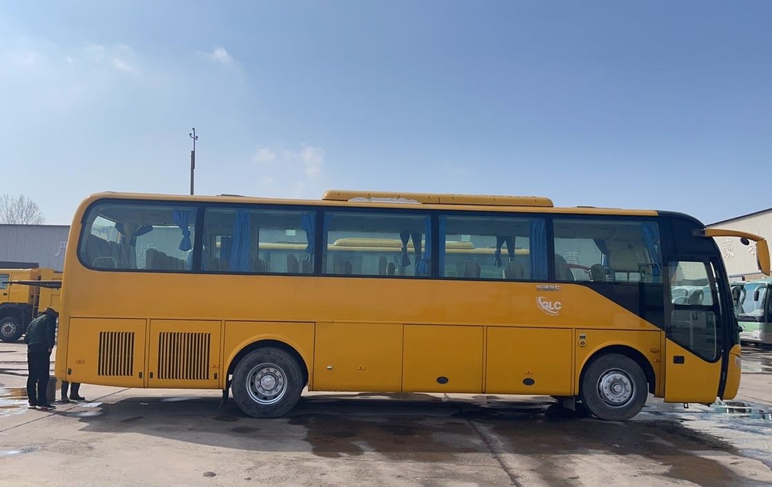 Motor traseiro usado Amarelo Grupo escolar Ônibus turísticos Motor Capacidade 8L Tipo de combustível Diesel