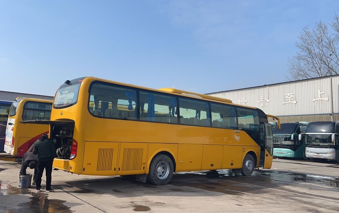 Motor traseiro usado Amarelo Grupo escolar Ônibus turísticos Motor Capacidade 8L Tipo de combustível Diesel