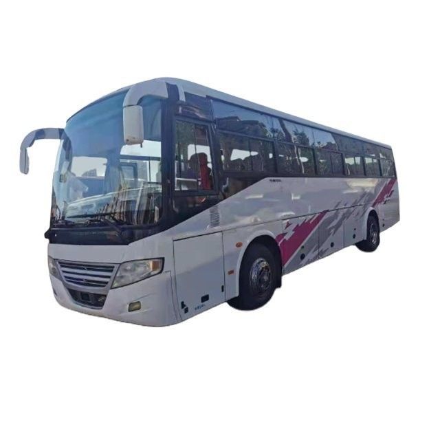 3800mm Base de rodas Diesel Tipo de combustível Dongfeng 36 lugares Off Road Luxury Coach Passenger Bus