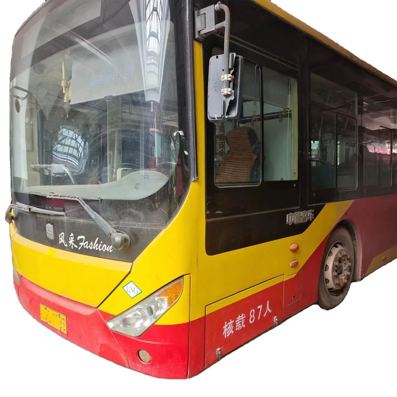 Autobus de gás natural combinado usado 12m 87 lugares para passageiros com ar condicionado não independente