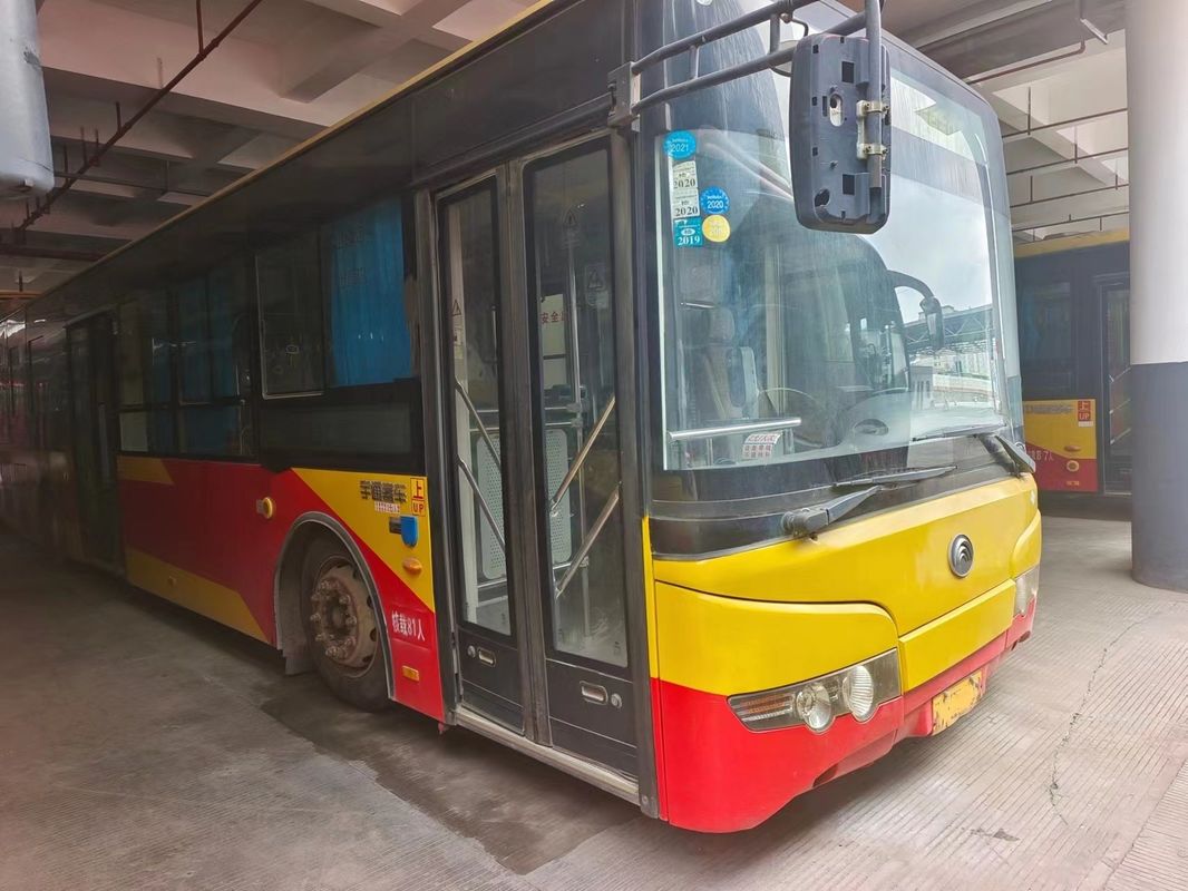 Autobus de gás natural combinado usado 12m 87 lugares para passageiros com ar condicionado não independente