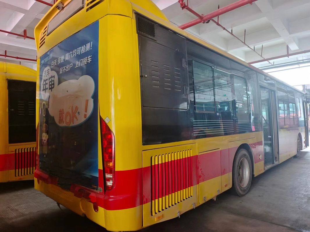 Autobus de gás natural combinado usado 12m 87 lugares para passageiros com ar condicionado não independente