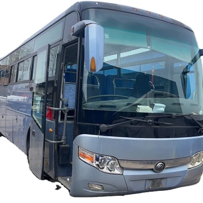 ZK612 Autocarro de segunda mão de 65 lugares com janela deslizante, com ar condicionado e velocidade máxima de 100 km/h