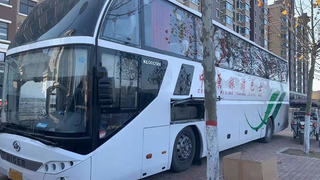 Autobus de passageiros de luxo de dois andares de 243kw com 50 lugares e ônibus de autocarro de 60 lugares