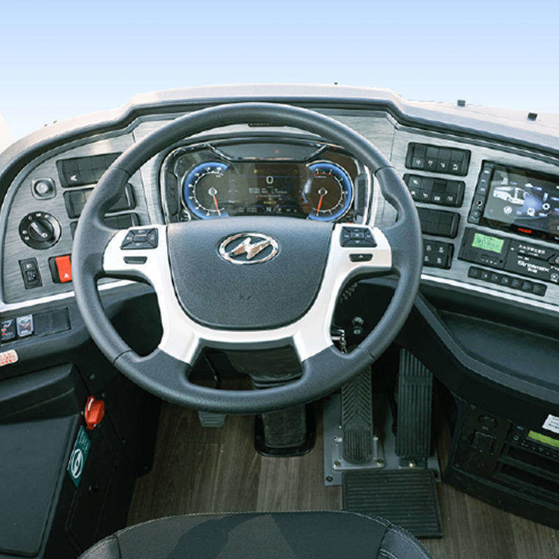 Weichai Motor 24 lugares LHD Diesel ônibus de passageiros de luxo para o mercado africano