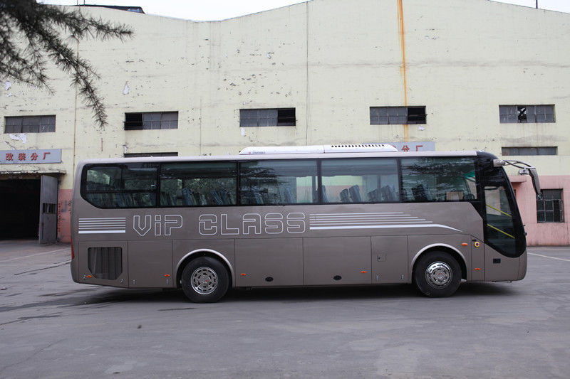 Autocarros usados LHD de 45-50 lugares com caixa de engrenagens S6-100 e comprimento de 10490 mm