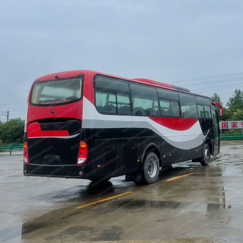 3300mm Base de rodas Transmissão manual Autocarro usado LHD 54 lugares para passageiros da cidade
