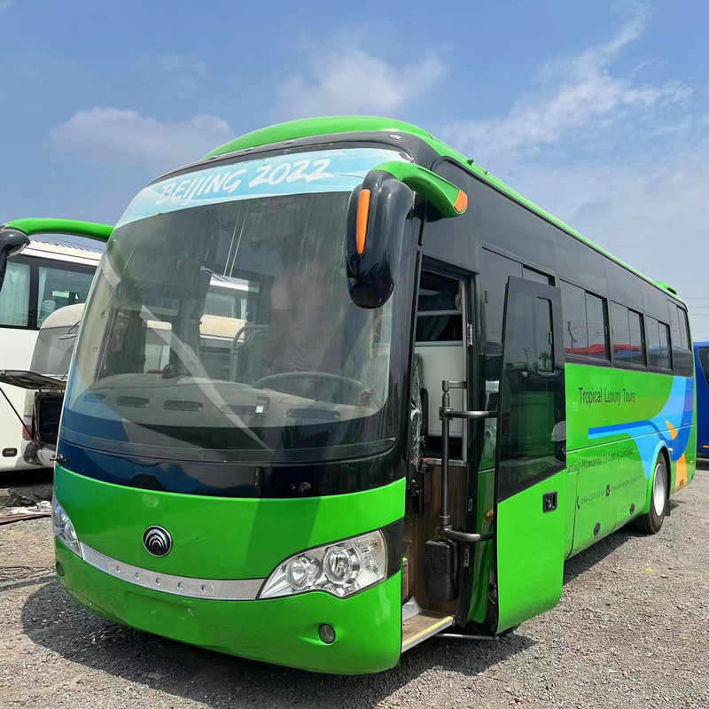 50 lugares RHD Ônibus Yu Tong Direito Direito Ônibus turísticos Autocarro Euro 3 Transmissão manual