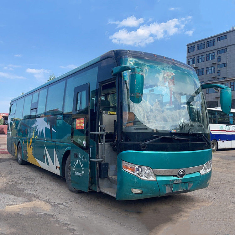 Ônibus turístico usado de 63 lugares 2022 Ônibus de luxo reformado com ar condicionado