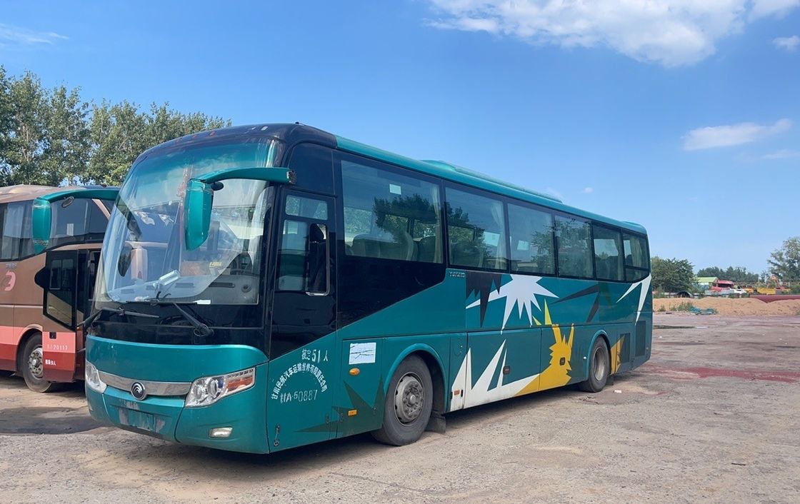 Ônibus turístico usado de 63 lugares 2022 Ônibus de luxo reformado com ar condicionado