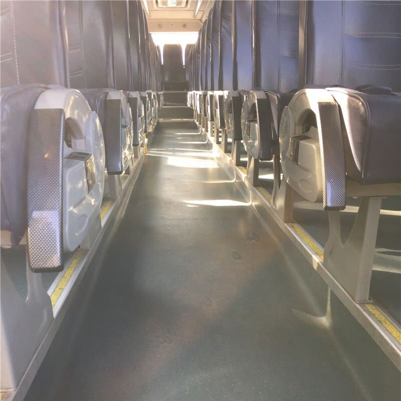 11400 kg Peso de curva 12 metros Autobus de luxo de segunda mão com motor YC6A260-30