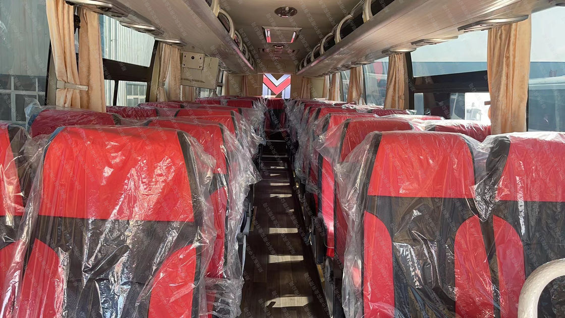 Autocarro usado com peso bruto de veículo de 14660 kg Luxo turístico e direção hidráulica