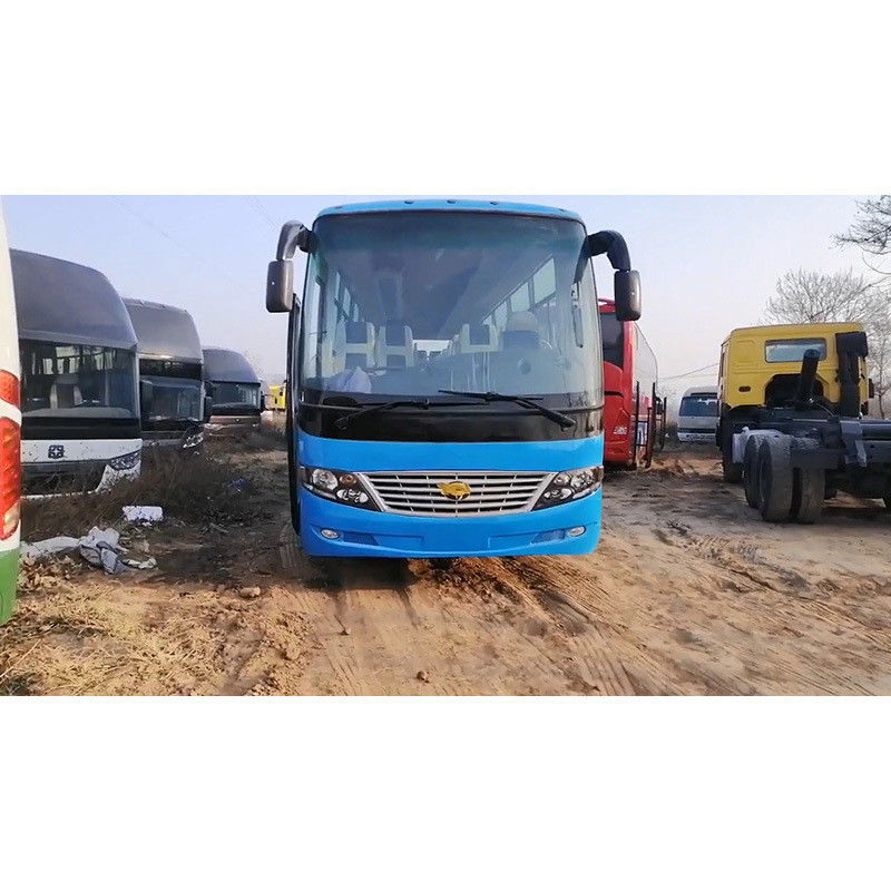 Usado Cng Diesel Direção à esquerda Azul 12m Ônibus 31-50 lugares e 2340mm sobreposição traseira