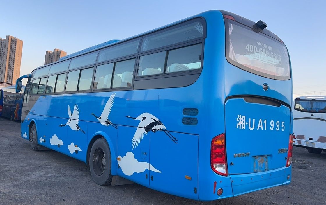 Autocarro usado de 47 lugares com motor diesel de 10 metros com câmera G.V.W. 15000kg de câmera de mídia