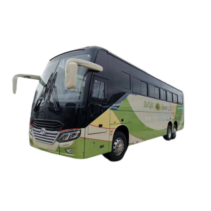 Ônibus de autocarro manual de transmissão rápida com pneu sem tubo 315/80R22.5 e interior de luxo