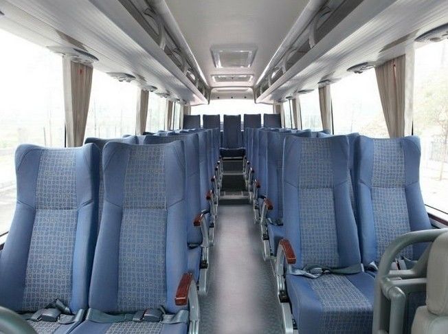 Transmissão manual ônibus público autocarro Dongfeng ônibus usados e ônibus com 25-30 assentos