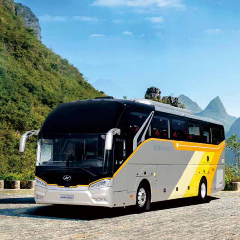 Autobus turístico de luxo de 55 lugares com norma de emissões Euro 3 e suspensão dianteira 2340