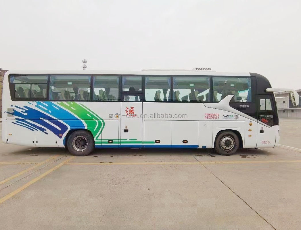 Autocarro turístico de luxo de grande espaço com padrão de emissões Euro 3 e pneu 298/80R22.5