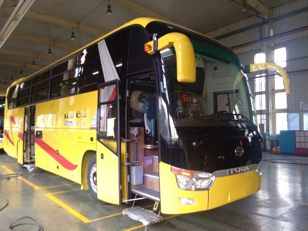 Elegante ônibus King Long de 51 lugares com emissões Euro 3 e transmissão manual