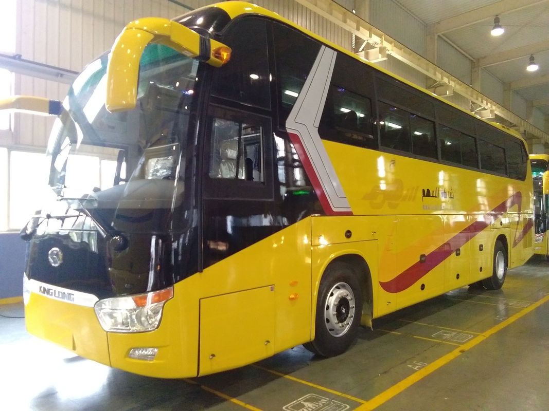 Elegante ônibus King Long de 51 lugares com emissões Euro 3 e transmissão manual