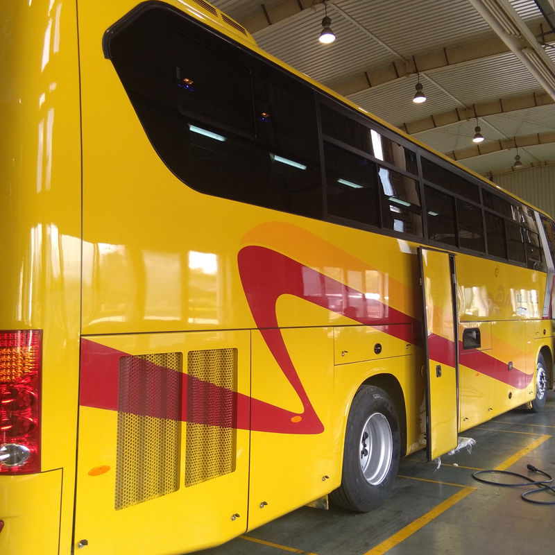 Elegante ônibus King Long de 51 lugares com emissões Euro 3 e transmissão manual