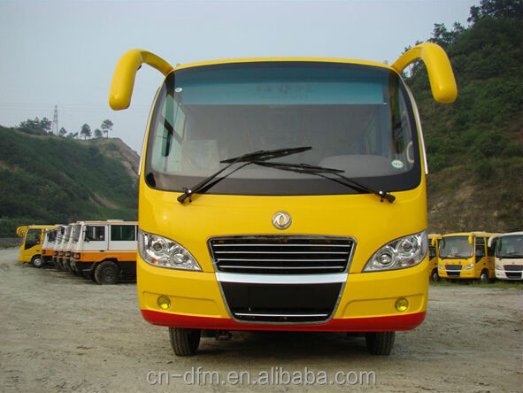 Autocarro urbano usado Dongfeng de 32 lugares com piso baixo e potência nominal de 85 kW/2400 r/min
