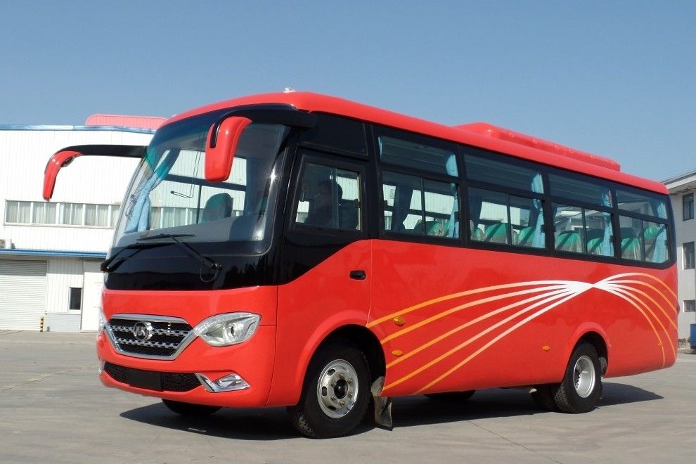 Autobus turístico de luxo de 25-30 lugares com transmissão manual e combustível diesel