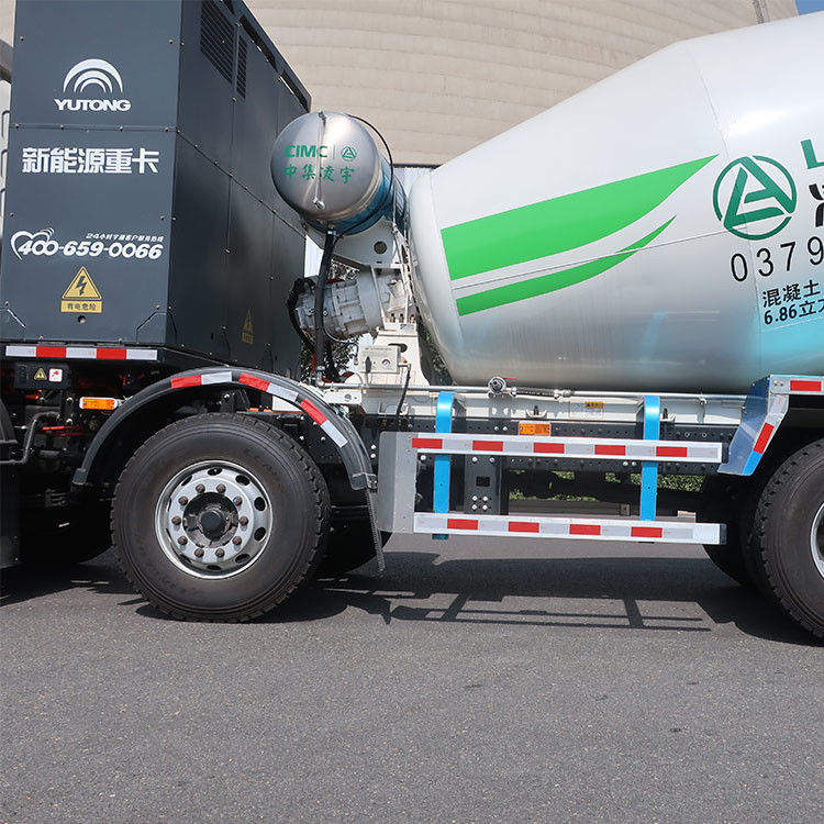 Caminhão Elétrico de Mistura de Betão YuTong Chassis Nação IV V 12 18 Cbm para Campo de Construção