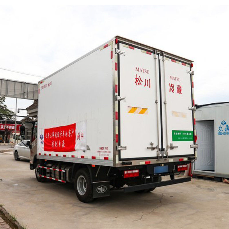 1-10T Capacidade profissional Jiefang camião frigorífico para produtos frescos e congelados