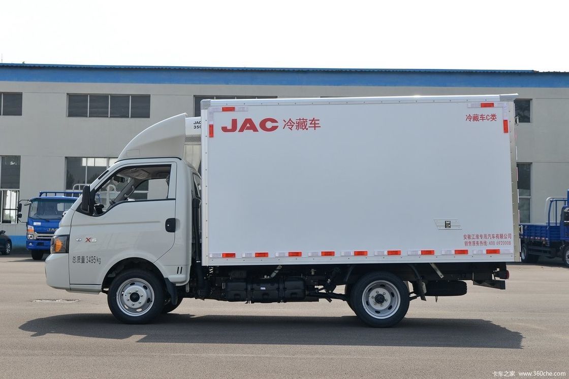 Caminhão refrigerado JAC de 130 CV para transporte 4x2 GVW≤5T Refrigeração a combustível diesel