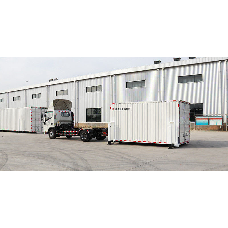 Isuzu 4*2 Container Cargo Van Box Truck Troca de carroceria carroceria desmontável e 150 250hp
