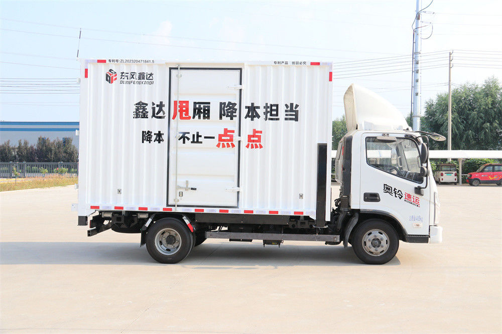 Foton 19CBM Cargo Van Truck com filas de assentos de linha única e binário máximo de 1000-1500Nm