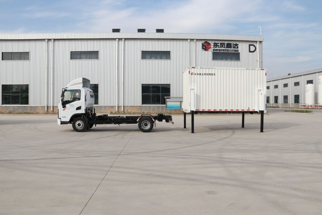 Foton 19CBM Cargo Van Truck com filas de assentos de linha única e binário máximo de 1000-1500Nm