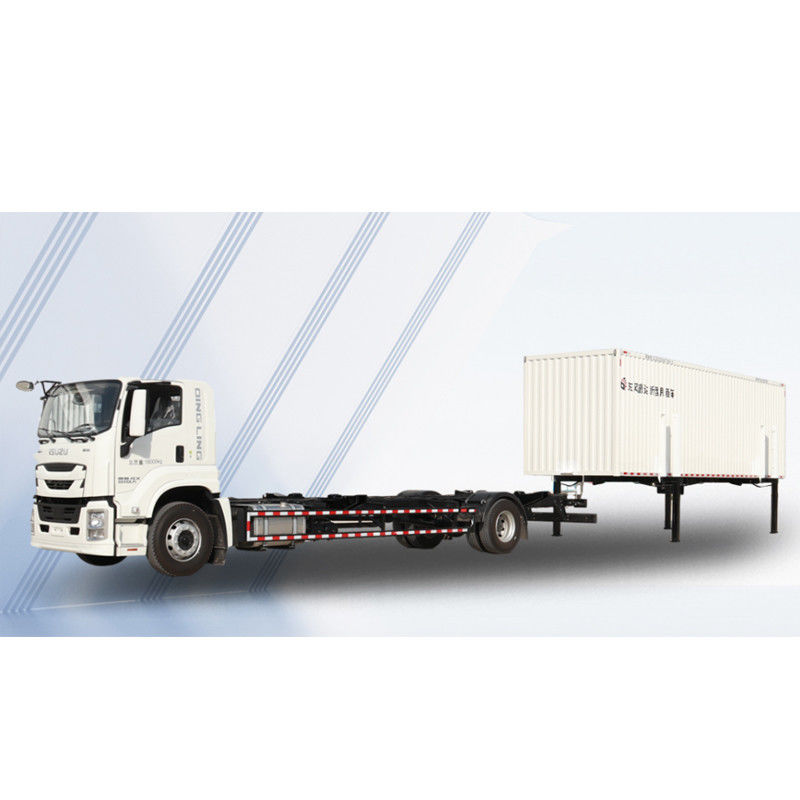 Next-Generation Isuzu 45cbm Desmontável Van Cargo Camião Para Transporte Logístico Atormentado