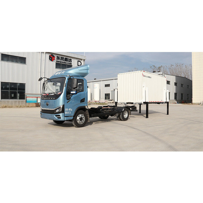 Camiões de carga elétricos para distribuição urbana 4*2 19cbm 45cbm 59cbm Desmontável