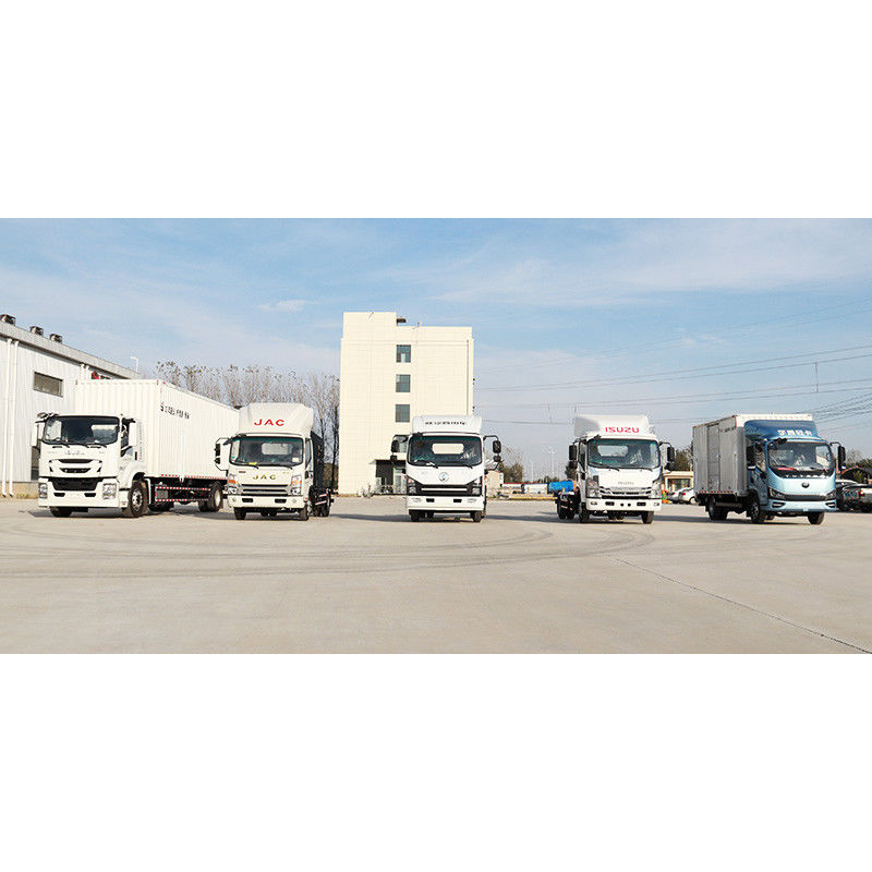 Camiões de carga elétricos para distribuição urbana 4*2 19cbm 45cbm 59cbm Desmontável