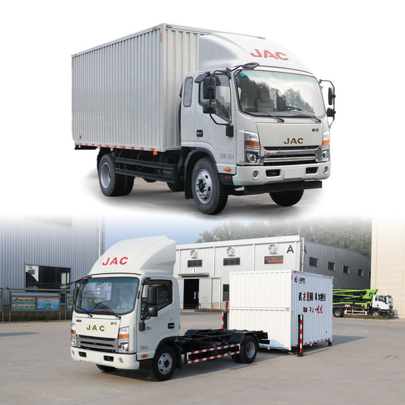 Corpo destacável Jac 4*2 Container comercial Carga Van para transporte urbano