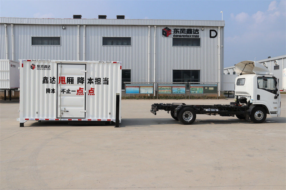 Corpo destacável Jac 4*2 Container comercial Carga Van para transporte urbano