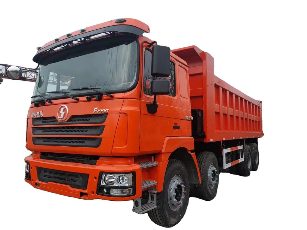 SHACMAN F3000 12 rodas 8X4 Euro II pesado serviço Frente de elevação de camião de lixo com 380HP Motor