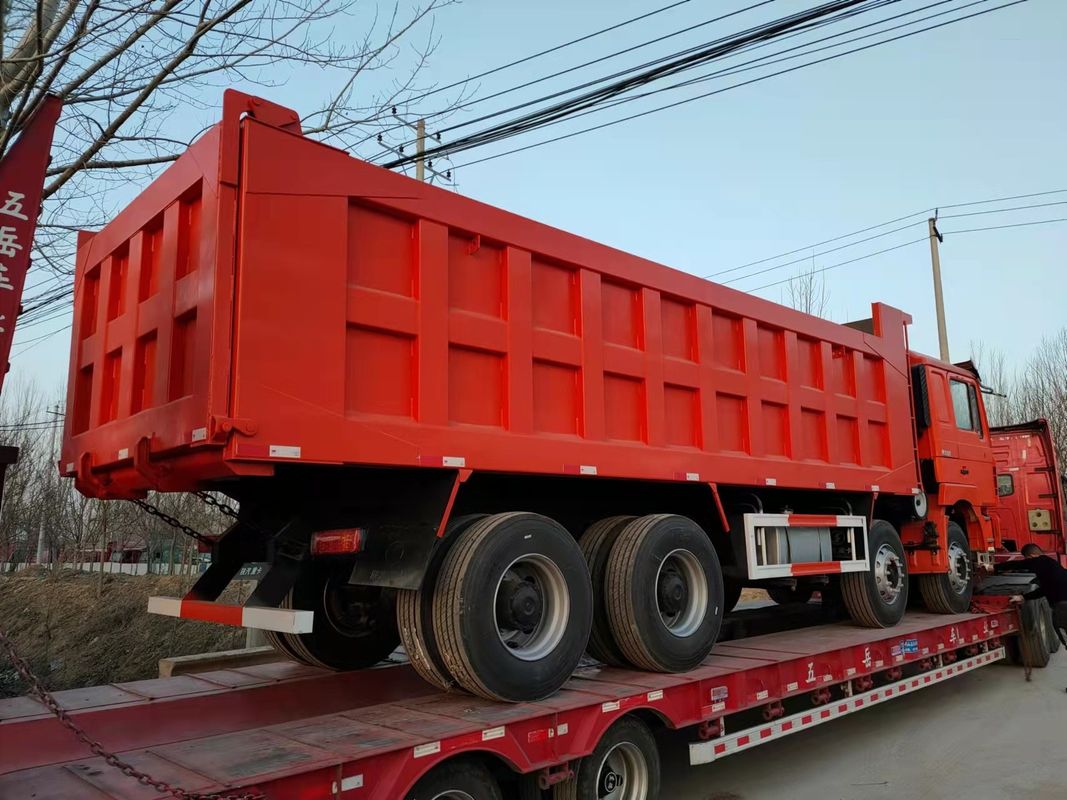 SHACMAN F3000 12 rodas 8X4 Euro II pesado serviço Frente de elevação de camião de lixo com 380HP Motor