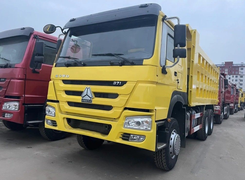 Sinotruck reformado Howo 6x4 10 Wheeler 371hp Utilizado Tipper Dump Truck Cruise Control Nenhum